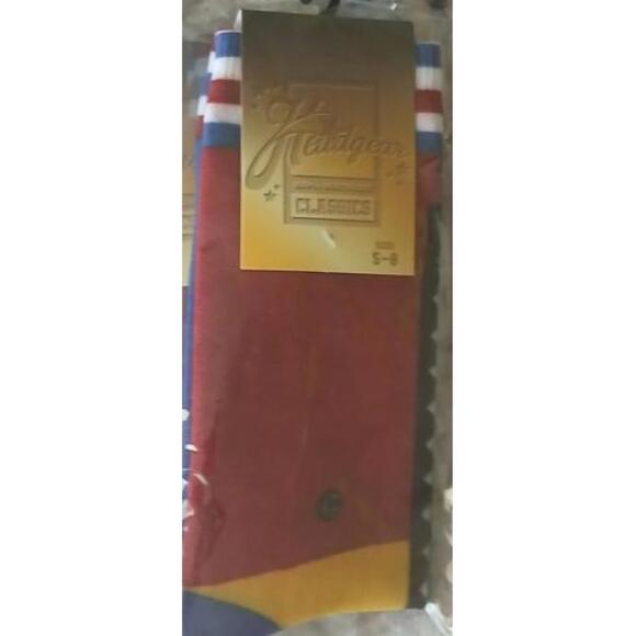 HGC MARTIN SOCKS, RED, BLU,5-8,NWT - Picture 1 of 1